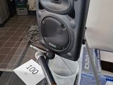 a speaker that is sitting on top of a table