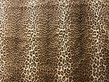 a close up of a leopard print fabric