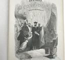 an old book with a picture of a group of people