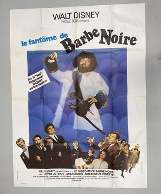 the poster for the movie barbe noire is hanging on the wall