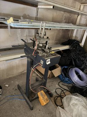 a machine that is sitting in a room with a lot of wires