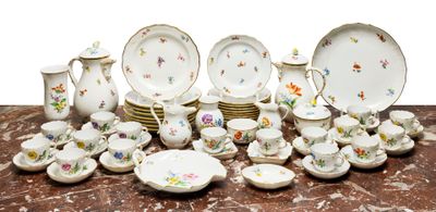 MEISSEN Partie d'un Service café / thé de 61 pièces, compren…