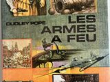 une image représentant un livre sur lequel figurent des illustrations d'armes à feu et des armes à feu