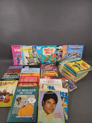 a pile of children ' s books sitting on top of a table