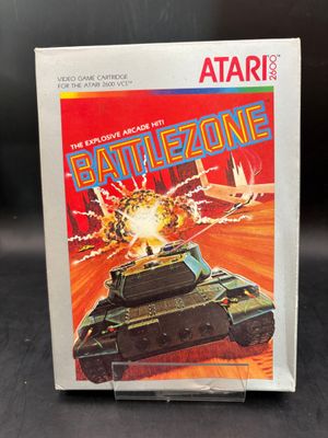 la boîte du jeu Battlezone sur Atari