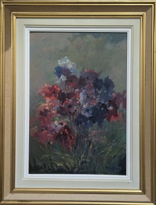 Dante ANTONINI (1914-1985) Parterre d'anémones