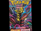 a close up of a bag of pokemon cards on a black background
