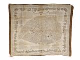 an old map of the city of london on a piece of paper