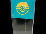 a box with a logo on it sitting on a table