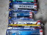 le coffret contient de nombreux types de wagons différents