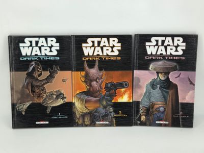 three star wars comic books on a white background