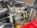 a close up of the engine of a truck