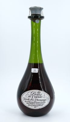 a bottle of wine that is sitting on a table