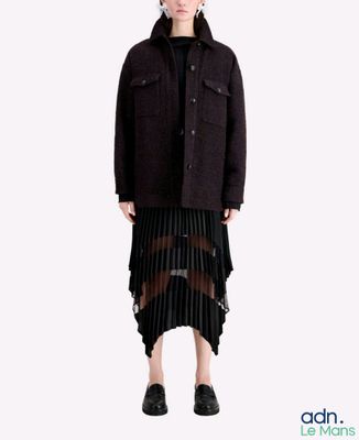 Blouson surchemise en tweed THE KOOPLES, T.