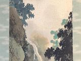 a picture of a painting on the wall of a room