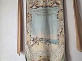 a banner hanging on the wall of a room