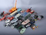 a lot of toy cars that are on a table