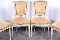 Suite de quatre chaises à dossier cabriolet en bois laqué mo… (photo 2)