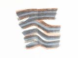 a picture of a drawing of a zigzag pattern