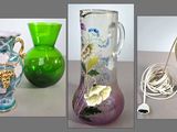quatre images différentes représentant des vases avec des fleurs à l'intérieur