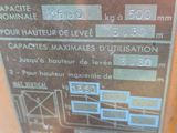 a close up of a sign on the side of a machine