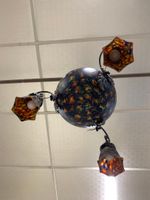 Lustre coupole en pâte de verre multicolore teintée dans la … (photo 4)