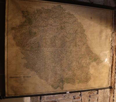 Carte du département du Tarn de 1873 dressée sous l'administ… - Photo 1