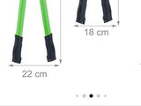 two green pliers are shown on a white background with measurements for each of them