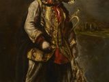 une image représentant un tableau d'un homme tenant une pipe à la main