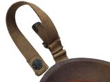 a frying pan with a handle on a white background