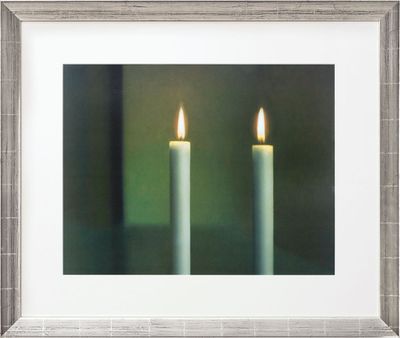 Gerhard Richter "Deux bougies" (1982)