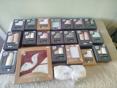 a lot of boxes that are sitting on a table