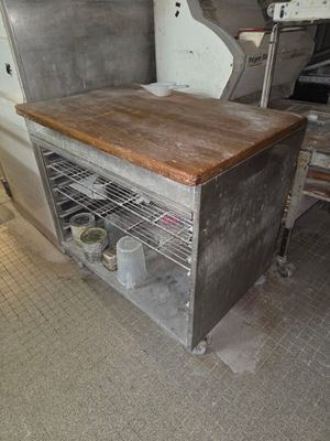 an image of a kitchen with a wooden counter top