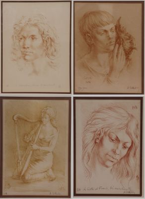 Marc DAUTRY (1930-2008). Portraits.