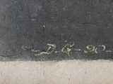 a picture of a painting of a man in a suit