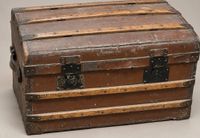 Malle de voyage fin XIXème