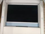 a picture of a window with a black screen in it