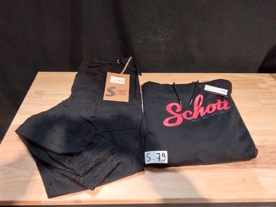 Lot de 2 articles Schott, un pantalon style cargo Taille 30 …