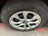 a close up of a tire on a vehicle