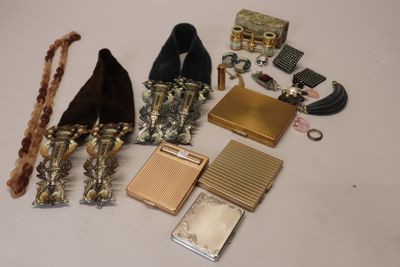 a lot of items that are on a table