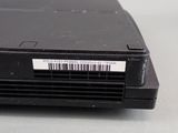 a close up of a laptop with a barcode on it
