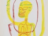 an image of a drawing of a man with a yellow face