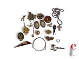 a lot of items that are laying out on the table