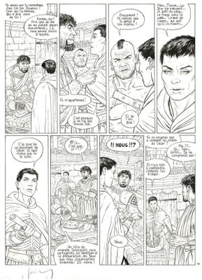 une page d'une bande dessinée représentant un homme et une femme en train de discuter