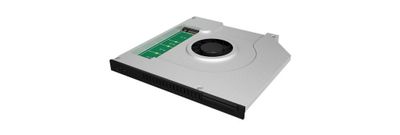 un gros plan d'un lecteur de disque sur une surface blanche