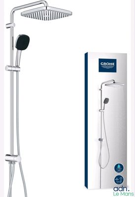 Grohe Thermostar avec pomme de douche et douchette à main