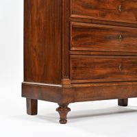 Semainier formant secrétaire en bois de placage, intérieur e… (photo 2)
