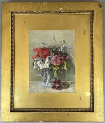 ÉCOLE FRANÇAISE DU XIXe SIÈCLE Bouquet de pensées et de myos…