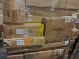 many boxes stacked on top of each other in a warehouse