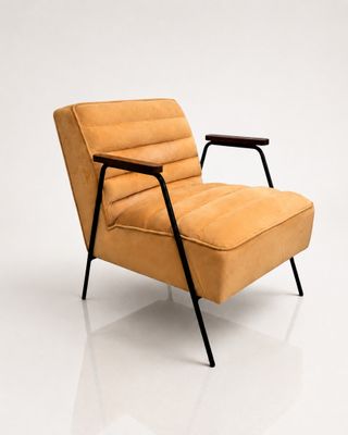 an image of a chair with a tray on it
